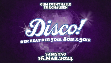 DISCO – der Beat der 70er, 80er und 90er!