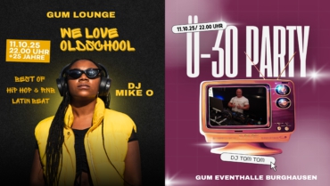 Ü-30 Party – Spür den Bass unter den Füßen!